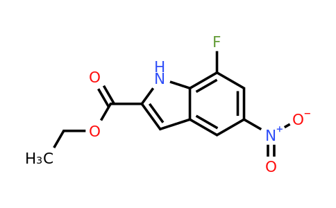 CAS 1167055-36-8 | ethyl 7-fluoro-5-nitro-1H-indole-2-carboxylate