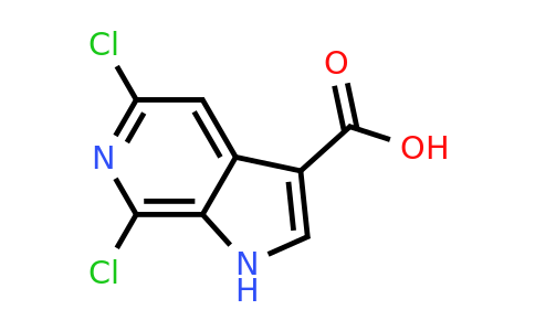 CAS 1167055-40-4 | 5,7-dichloro-1H-pyrrolo[2,3-c]pyridine-3-carboxylic acid