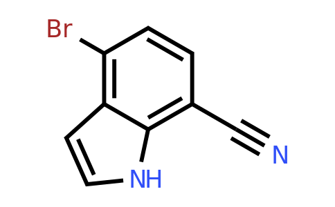 CAS 1167055-46-0 | 4-bromo-1H-indole-7-carbonitrile