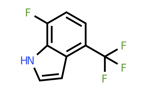 CAS 1167055-51-7 | 7-fluoro-4-(trifluoromethyl)-1H-indole