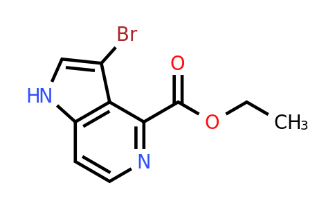 CAS 1167055-83-5 | ethyl 3-bromo-1H-pyrrolo[3,2-c]pyridine-4-carboxylate