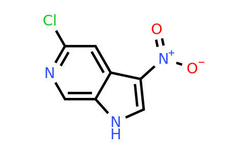 CAS 1167056-19-0 | 5-chloro-3-nitro-1H-pyrrolo[2,3-c]pyridine