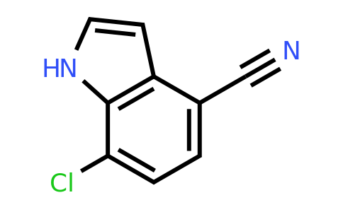 CAS 1167056-48-5 | 7-chloro-1H-indole-4-carbonitrile