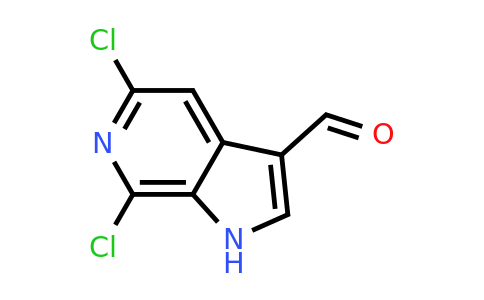 CAS 1167056-60-1 | 5,7-dichloro-1H-pyrrolo[2,3-c]pyridine-3-carbaldehyde