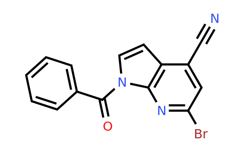 CAS 1167056-85-0 | 1-benzoyl-6-bromo-1H-pyrrolo[2,3-b]pyridine-4-carbonitrile