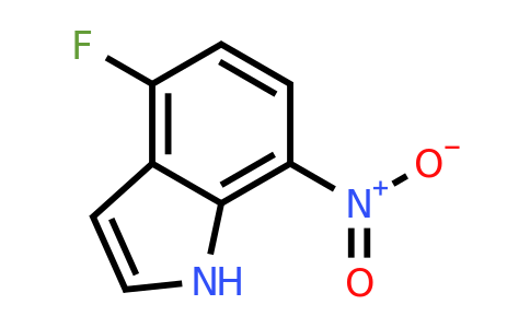 CAS 1167056-95-2 | 4-fluoro-7-nitro-1H-indole