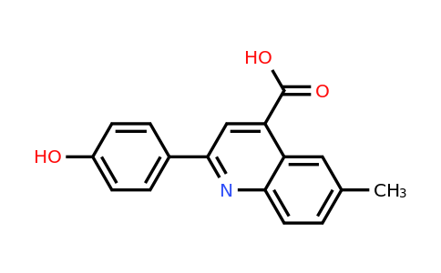CAS 116734-15-7 | 2-(4-Hydroxyphenyl)-6-methylquinoline-4-carboxylic acid