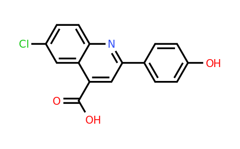 CAS 116734-19-1 | 6-Chloro-2-(4-hydroxyphenyl)quinoline-4-carboxylic acid