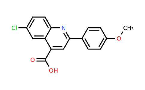 CAS 116734-25-9 | 6-Chloro-2-(4-methoxyphenyl)quinoline-4-carboxylic acid