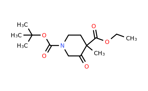 CAS 1168153-63-6 | 1-tert-Butyl 4-Ethyl 4-methyl-3-oxopiperidine-1,4-dicarboxylate
