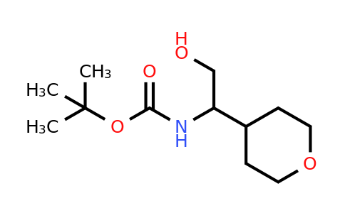 CAS 1169755-07-0 | tert-butyl N-[2-hydroxy-1-(oxan-4-yl)ethyl]carbamate