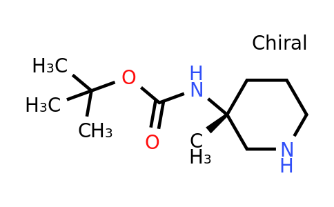 CAS 1169762-18-8 | (3R)-3-(Boc-amino)-3-methylpiperidine