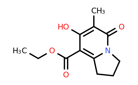 CAS 116993-42-1 | ethyl 7-hydroxy-6-methyl-5-oxo-1,2,3,5-tetrahydroindolizine-8-carboxylate