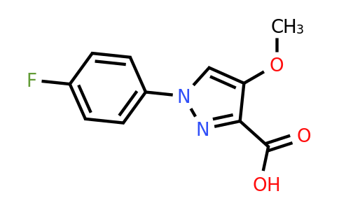 CAS 1169973-47-0 | 1-(4-fluorophenyl)-4-methoxy-pyrazole-3-carboxylic acid