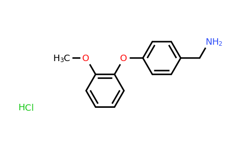 CAS 1169974-82-6 | (4-(2-Methoxyphenoxy)phenyl)methanamine hydrochloride
