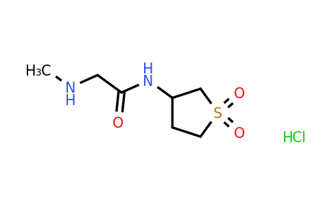 CAS 1170006-49-1 | N-(1,1-Dioxo-1lambda6-thiolan-3-yl)-2-(methylamino)acetamide hydrochloride