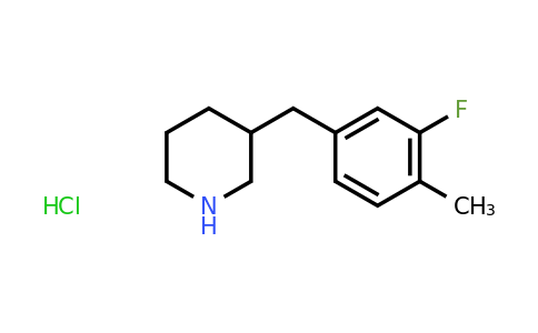 CAS 1170014-29-5 | 3-(3-Fluoro-4-methyl-benzyl)-piperidine hydrochloride