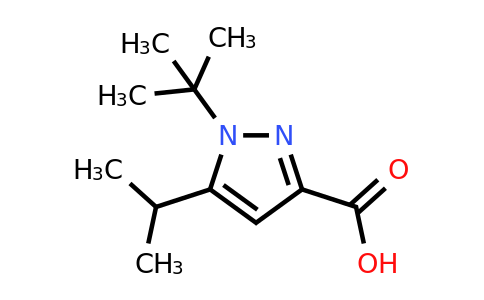 CAS 1170075-36-1 | 1-tert-Butyl-5-(propan-2-yl)-1H-pyrazole-3-carboxylic acid