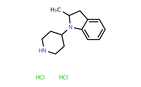 CAS 1170102-75-6 | 2-Methyl-1-(piperidin-4-yl)-2,3-dihydro-1H-indole dihydrochloride