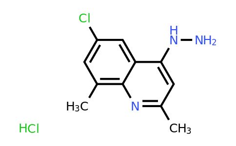 CAS 1170135-66-6 | 6-Chloro-2,8-dimethyl-4-hydrazinoquinoline hydrochloride