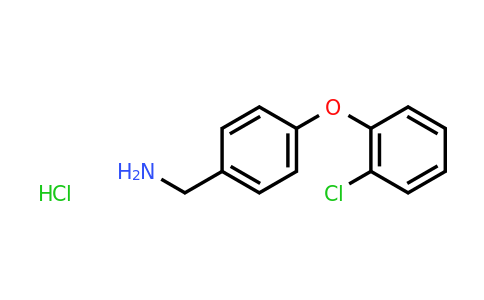 CAS 1170147-57-5 | (4-(2-Chlorophenoxy)phenyl)methanamine hydrochloride
