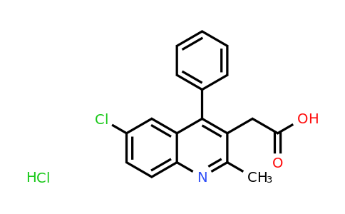 CAS 1170172-16-3 | 2-(6-chloro-2-methyl-4-phenylquinolin-3-yl)acetic acid hydrochloride