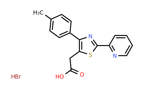 CAS 1170198-01-2 | 2-[4-(4-methylphenyl)-2-(pyridin-2-yl)-1,3-thiazol-5-yl]acetic acid hydrobromide