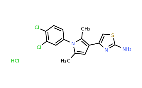CAS 1170210-77-1 | 4-[1-(3,4-dichlorophenyl)-2,5-dimethyl-1H-pyrrol-3-yl]-1,3-thiazol-2-amine hydrochloride