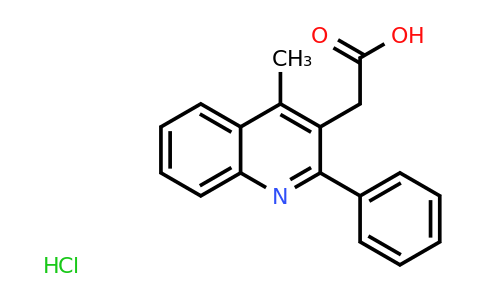 CAS 1170229-53-4 | 2-(4-Methyl-2-phenylquinolin-3-yl)acetic acid hydrochloride