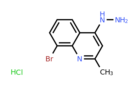 CAS 1170235-18-3 | 8-Bromo-4-hydrazino-2-methylquinoline hydrochloride