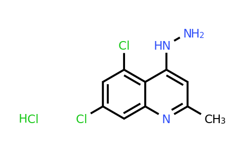 CAS 1170365-87-3 | 5,7-Dichloro-4-hydrazino-2-methylquinoline hydrochloride