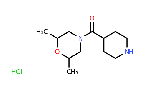 CAS 1170380-46-7 | 2,6-Dimethyl-4-(piperidine-4-carbonyl)morpholine hydrochloride