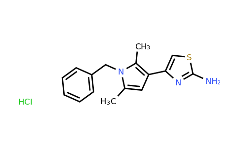 CAS 1170432-25-3 | 4-(1-benzyl-2,5-dimethyl-1H-pyrrol-3-yl)-1,3-thiazol-2-amine hydrochloride
