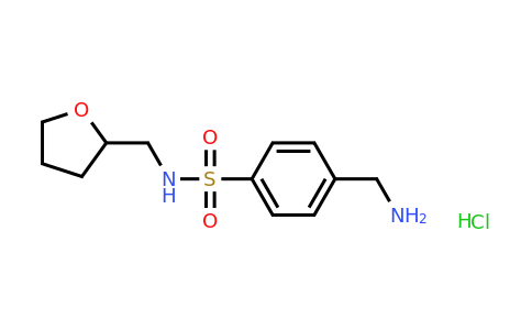 CAS 1170451-53-2 | 4-(Aminomethyl)-N-(oxolan-2-ylmethyl)benzene-1-sulfonamide hydrochloride
