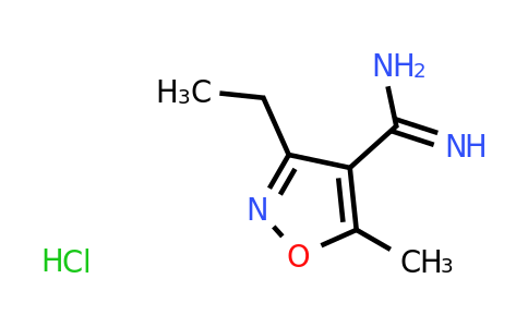 CAS 1170453-95-8 | 3-ethyl-5-methyl-1,2-oxazole-4-carboximidamide hydrochloride