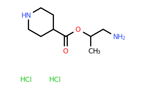 CAS 1170480-45-1 | 1-Aminopropan-2-yl piperidine-4-carboxylate dihydrochloride
