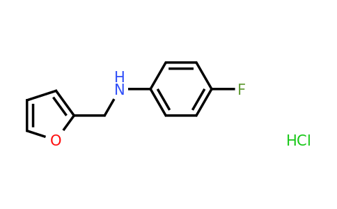 CAS 1170482-00-4 | 4-Fluoro-N-(Furan-2-Ylmethyl)Aniline Hydrochloride