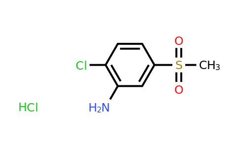 CAS 1170556-70-3 | 2-chloro-5-methanesulfonylaniline hydrochloride