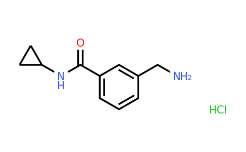 CAS 1170569-97-7 | 3-(Aminomethyl)-N-cyclopropylbenzamide hydrochloride
