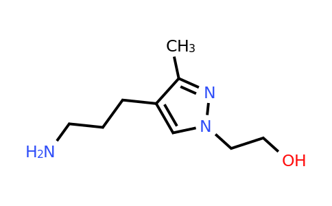 CAS 1170583-63-7 | 2-[4-(3-Aminopropyl)-3-methyl-1H-pyrazol-1-yl]ethan-1-ol