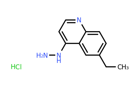CAS 1170599-72-0 | 4-Hydrazino-6-ethylquinoline hydrochloride