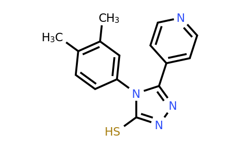 CAS 117080-37-2 | 4-(3,4-dimethylphenyl)-5-(pyridin-4-yl)-4H-1,2,4-triazole-3-thiol
