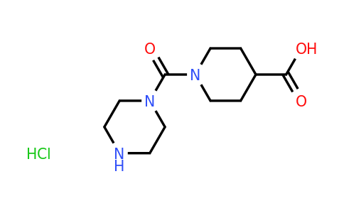 CAS 1170830-06-4 | 1-(Piperazine-1-carbonyl)piperidine-4-carboxylic acid hydrochloride