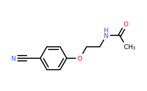 CAS 1170842-08-6 | N-(2-(4-Cyanophenoxy)ethyl)acetamide