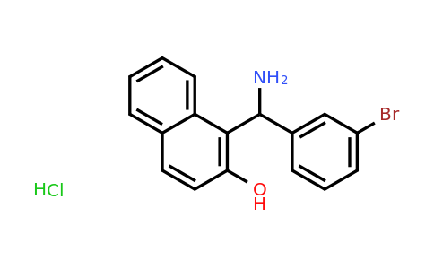 CAS 1170889-56-1 | 1-[Amino-(3-bromo-phenyl)-methyl]-naphthalen-2-OL hydrochloride