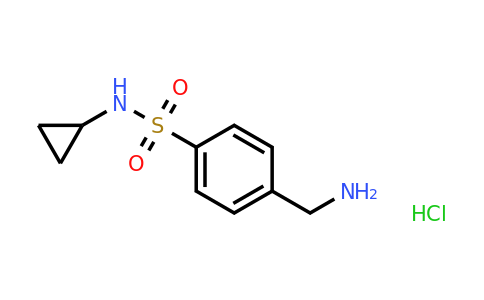 CAS 1170903-26-0 | 4-(Aminomethyl)-N-cyclopropylbenzene-1-sulfonamide hydrochloride