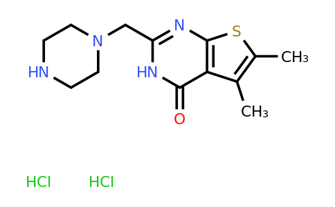 CAS 1170919-73-9 | 5,6-dimethyl-2-[(piperazin-1-yl)methyl]-3H,4H-thieno[2,3-d]pyrimidin-4-one dihydrochloride