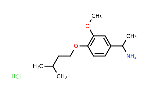 CAS 1170944-71-4 | 1-[3-Methoxy-4-(3-methylbutoxy)phenyl]ethan-1-amine hydrochloride
