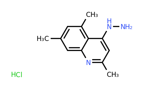 CAS 1170959-06-4 | 4-Hydrazino-2,5,7-trimethylquinoline hydrochloride