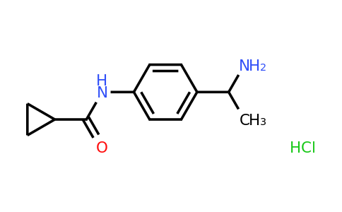 CAS 1170962-96-5 | N-[4-(1-Aminoethyl)phenyl]cyclopropanecarboxamide hydrochloride